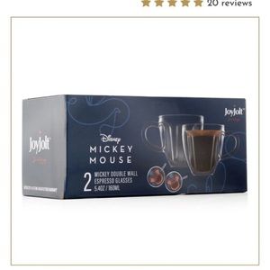 Disney double walled espresso‎ glasses